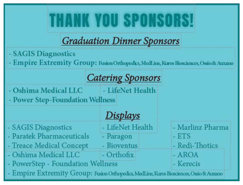 Sponsors-2026 List of sponsors for 2026